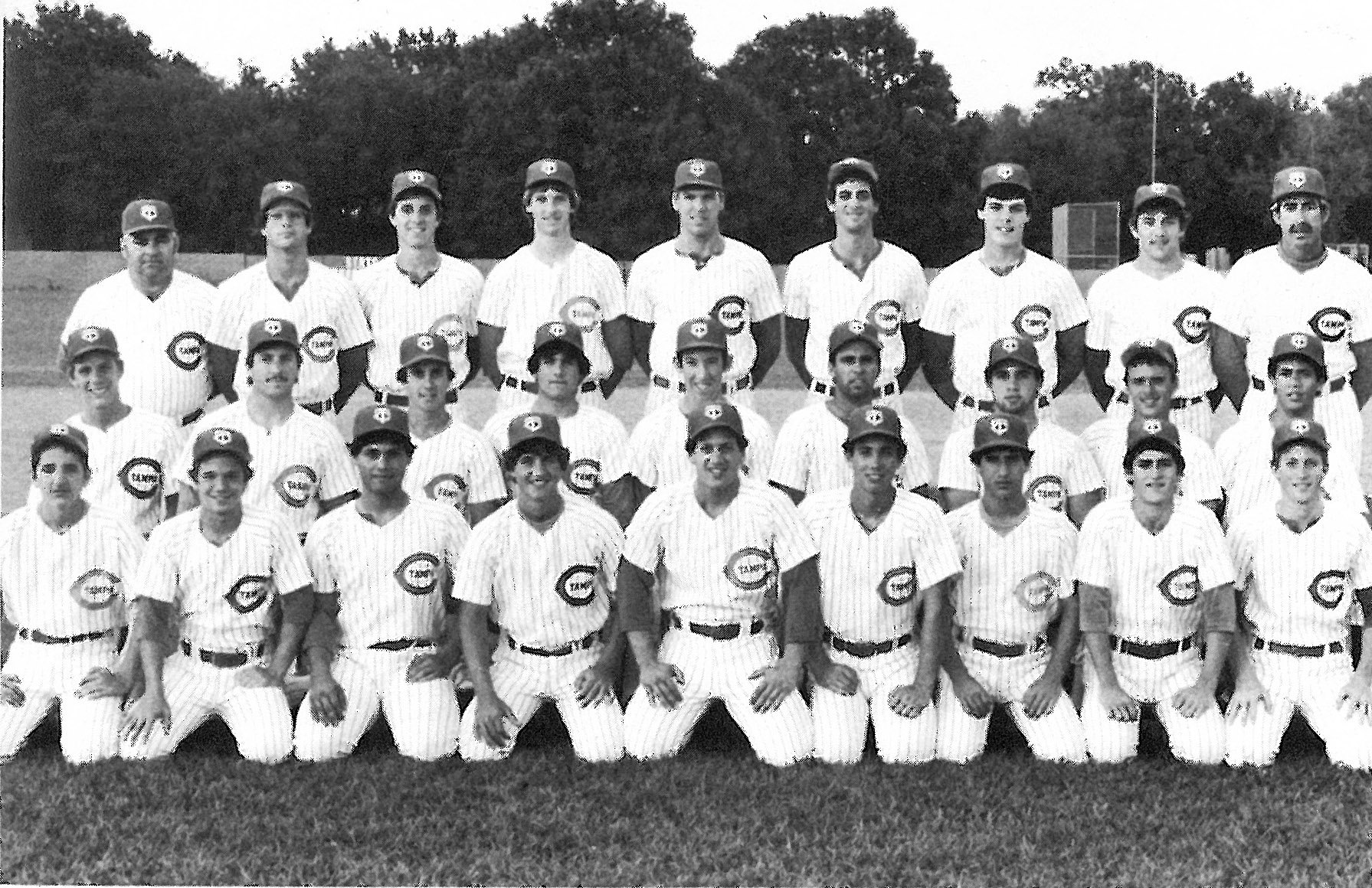 1982 Tampa Catholic state champion baseball team yearbook photo
